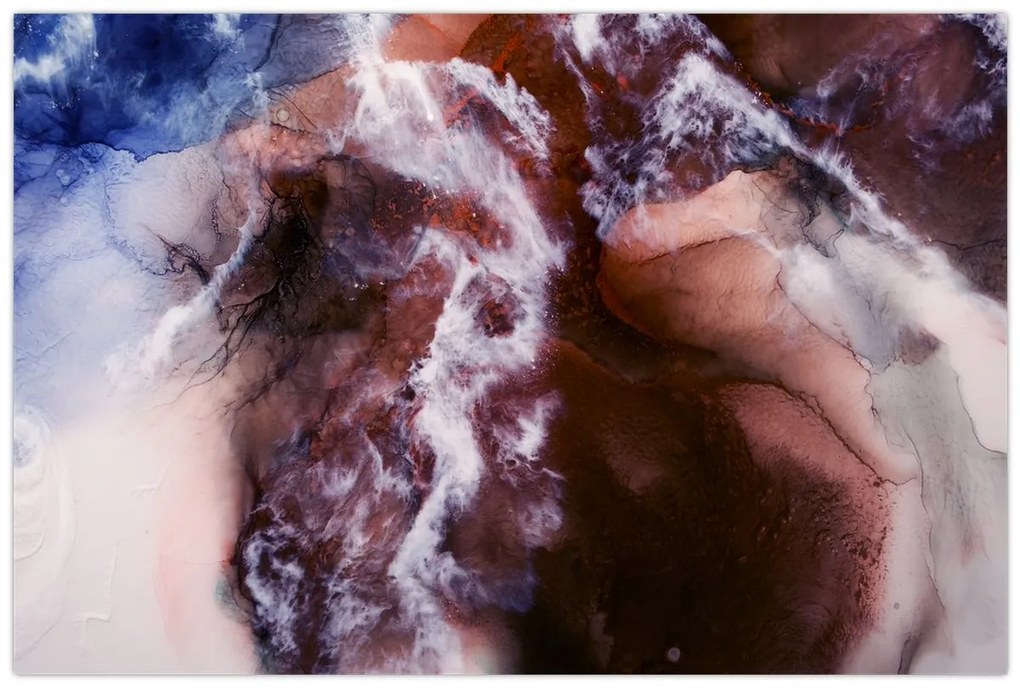 Tablou - Marmură violet N⁰3 (90x60 cm)