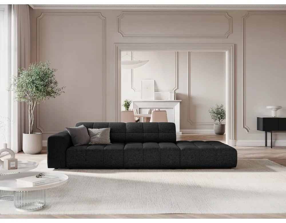 Șezlong gri antracit (cu colț pe partea stângă ) Chicago – Cosmopolitan Design