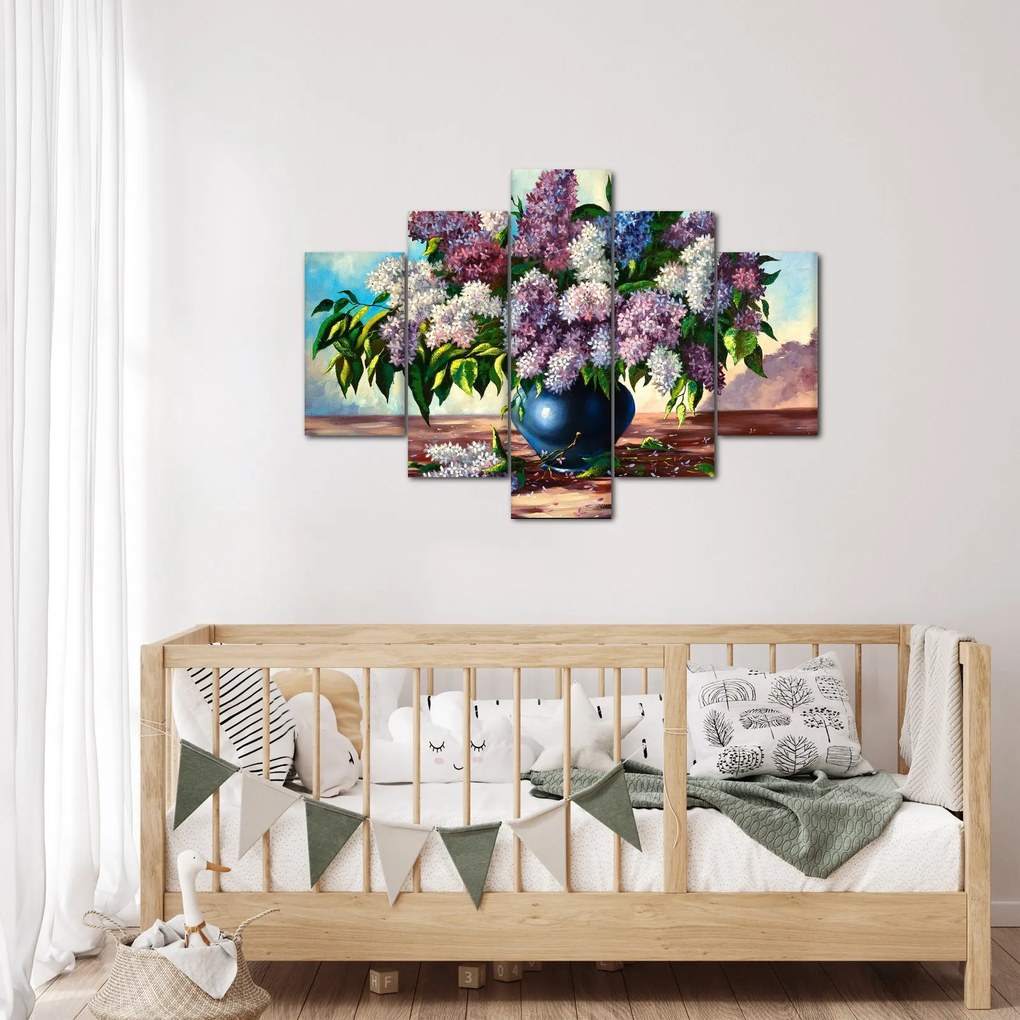 Tablou - Buchet de liliac (150x105 cm)