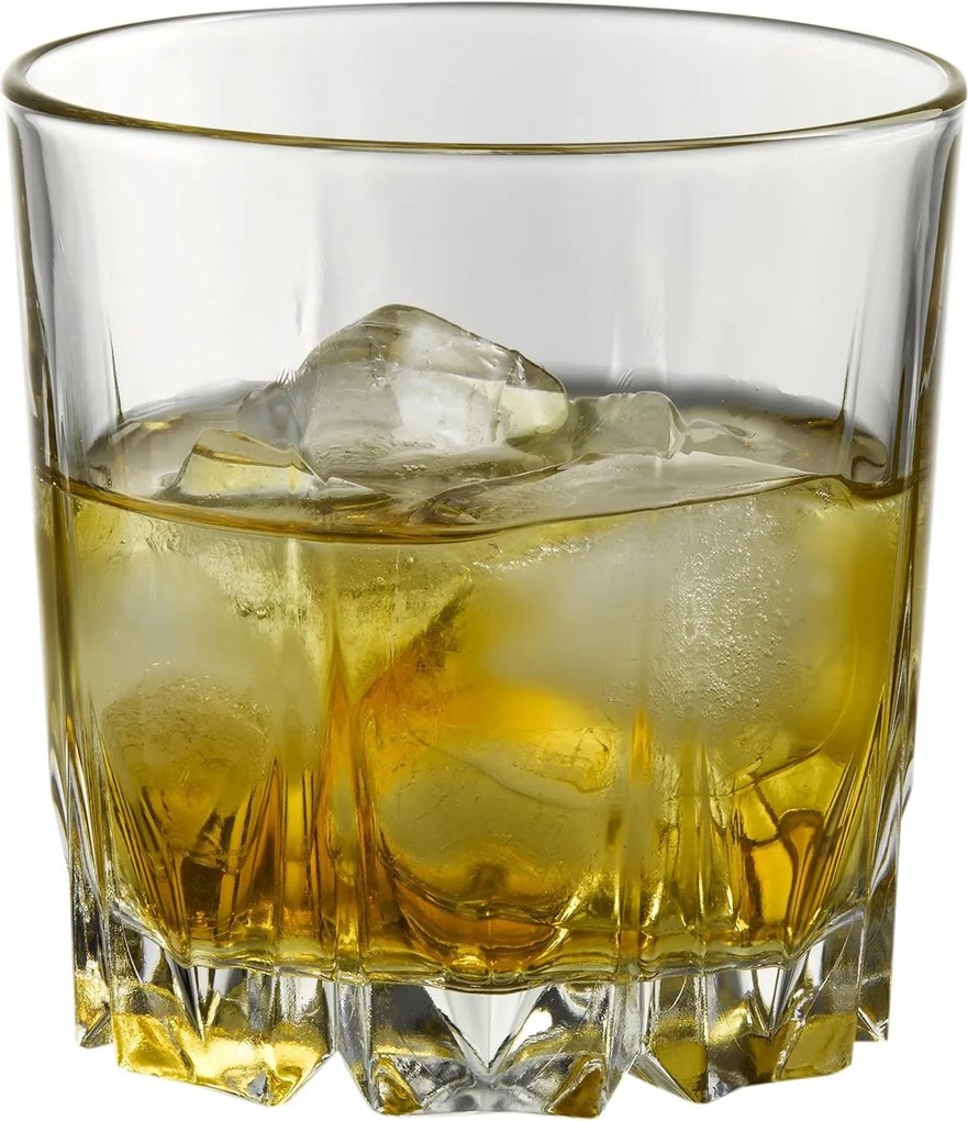 Set pahare whiskey (6 buc) Karat-V - 295 sticlă 8,5 x 8,5 x 8,7 cm Transparent P14A