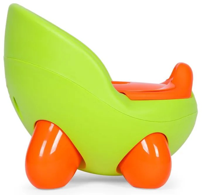 Ghiveci cu inserție detașabilă, picioare anti-alunecare verde