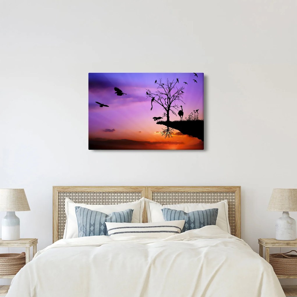 Tablou - Siluetele animalelor (90x60 cm)