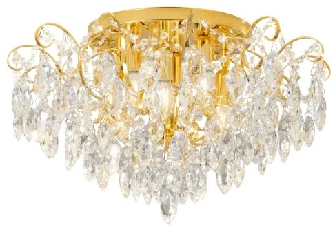 Lustră aplicată FENOULLET 6xE14/25W/230V aurie Eglo 39602