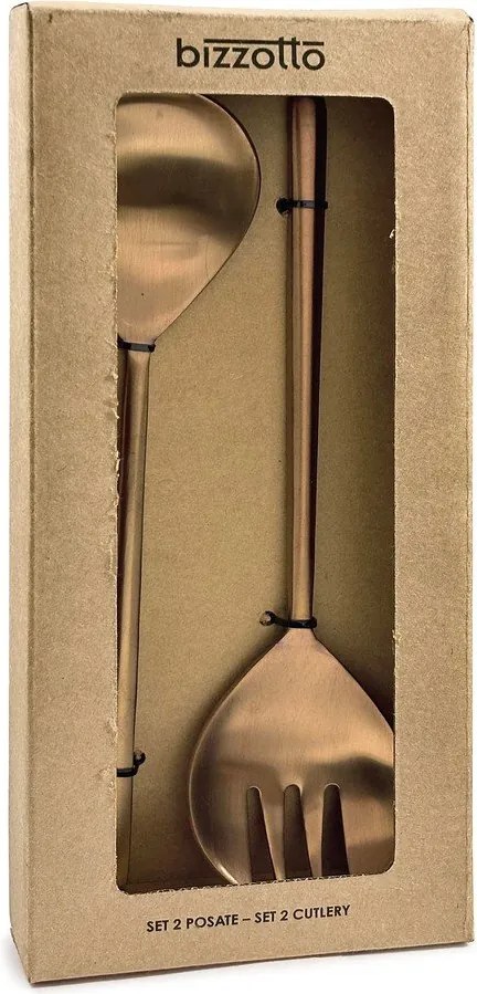 Tacâm pentru salată 2 buc. din oțel inoxidabil Hestia – Bizzotto