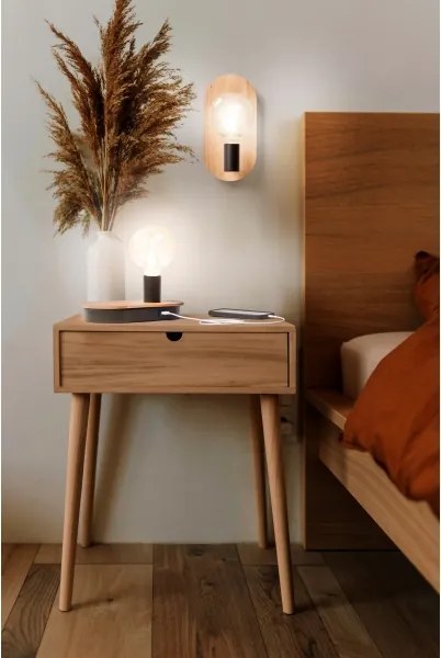 Osram - Lampă de perete DECOR WOOD 1xE27/8W/230V lemn de cauciuc