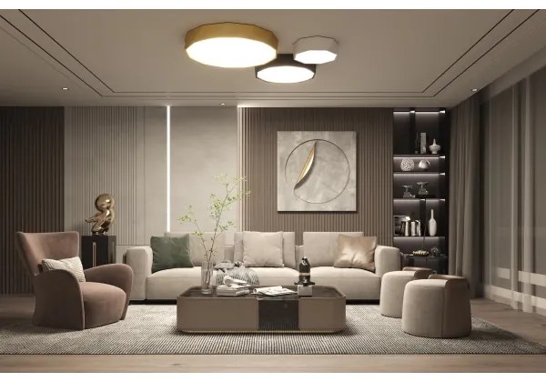 Plafonieră LED SMART DIAMANTE LED/43W/230V 60 cm Immax NEO 07130-B60 + telecomandă