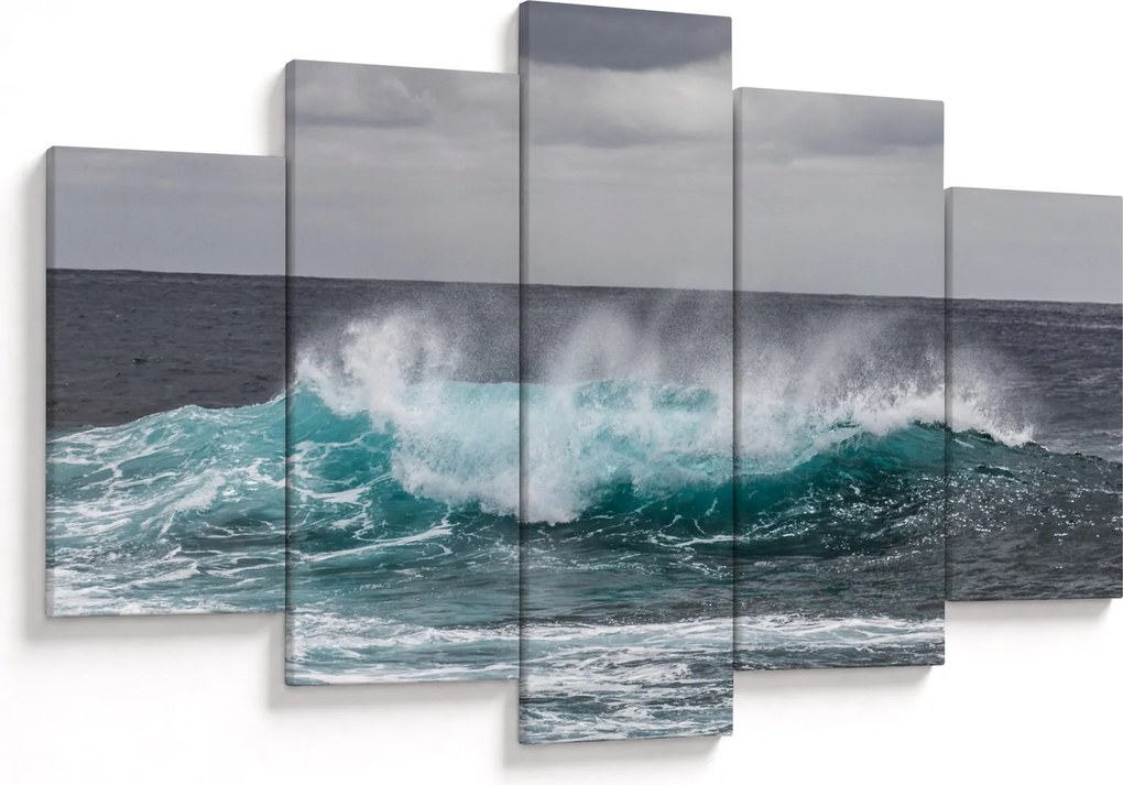 Tablou - Valuri pe ocean (150x105 cm)