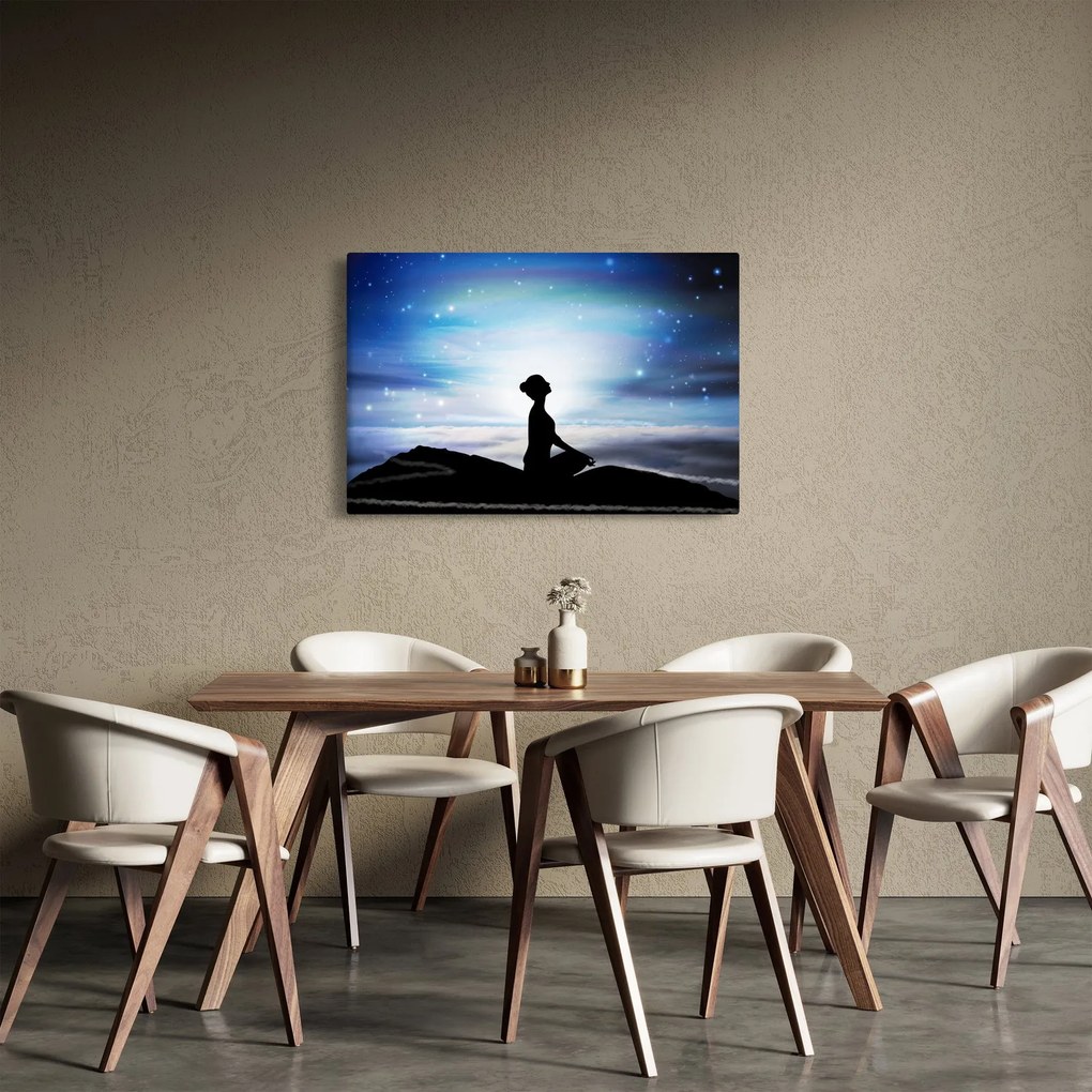 Tablou - Femaia meditând (90x60 cm)