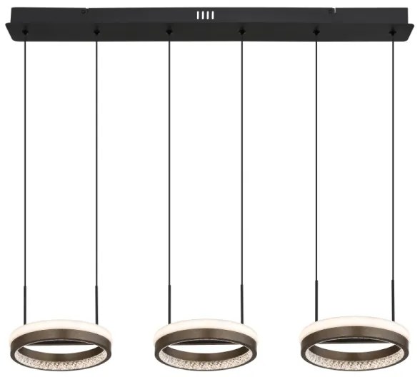 Globo 67179H2 - Lustră LED suspendată pe cablu DELLA, 40W, 230V, 3000/4000/6000K