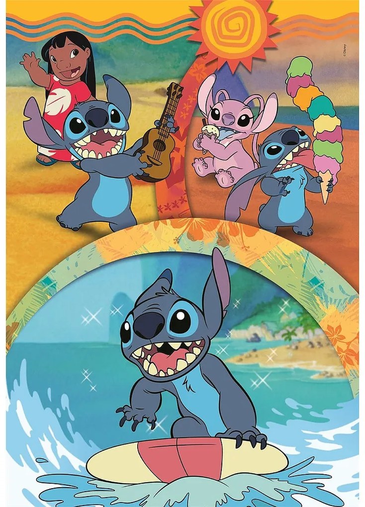 Disney Lilo și Stitch Puzzle Clementoni de 104 piese