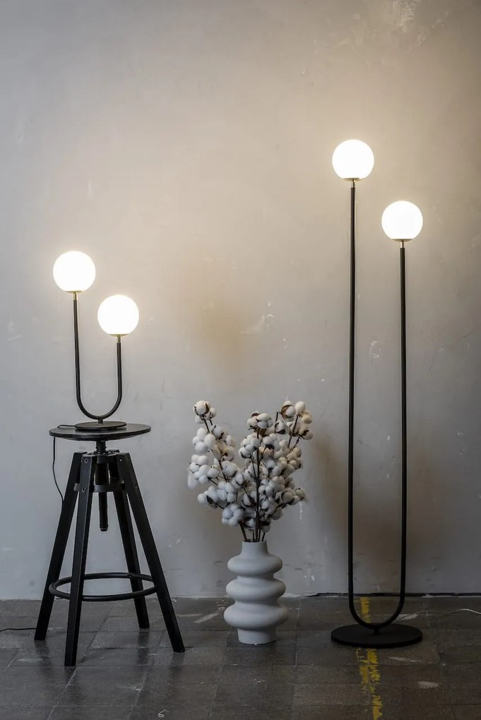 Lampadar, lampa de podea design modern FERRONE negru