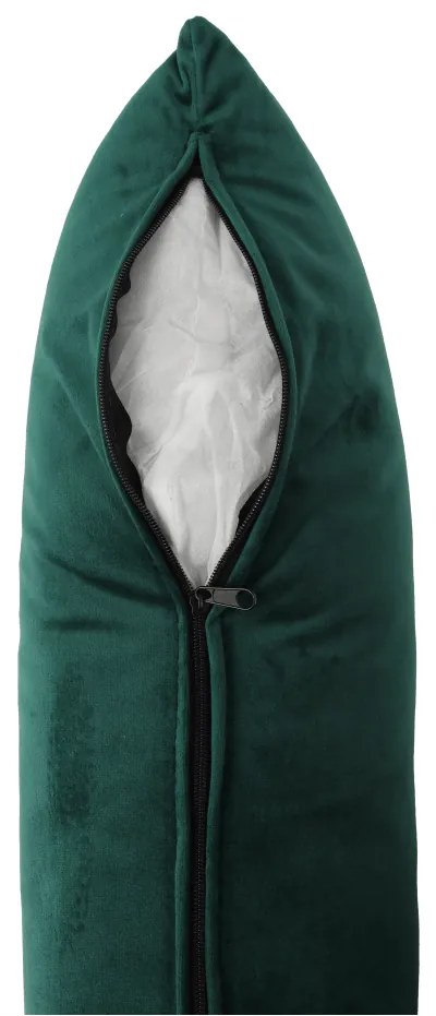 Canapea extensibilă, material textil Velvet smarald, FASTA