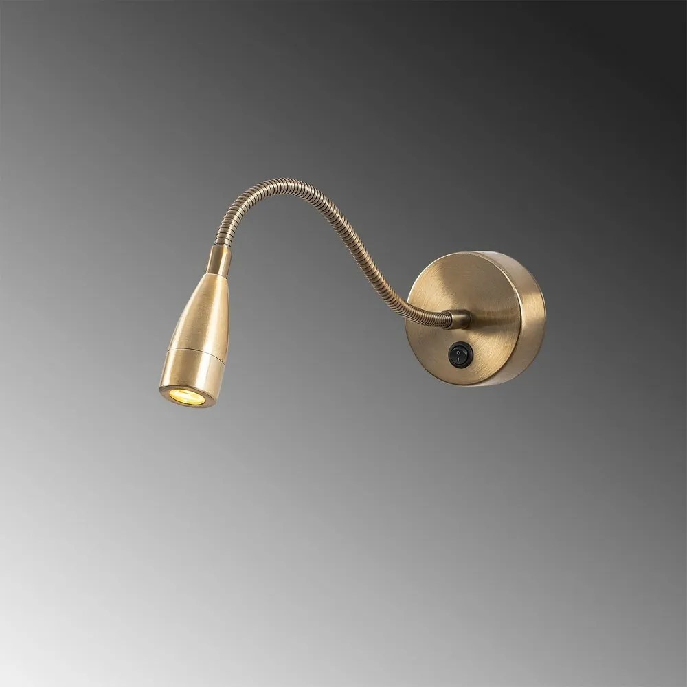 Aplică de perete Reading - 3247, bronz