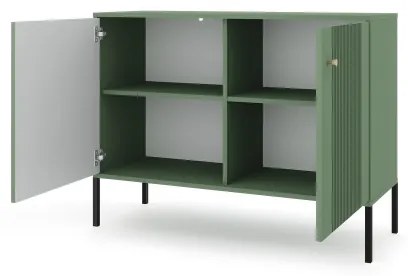 Comodă LUE verde/neagră