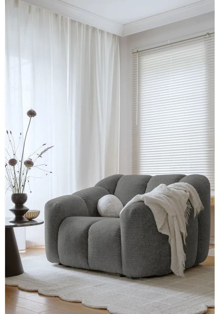 Fotoliu gri Shell – Miuform