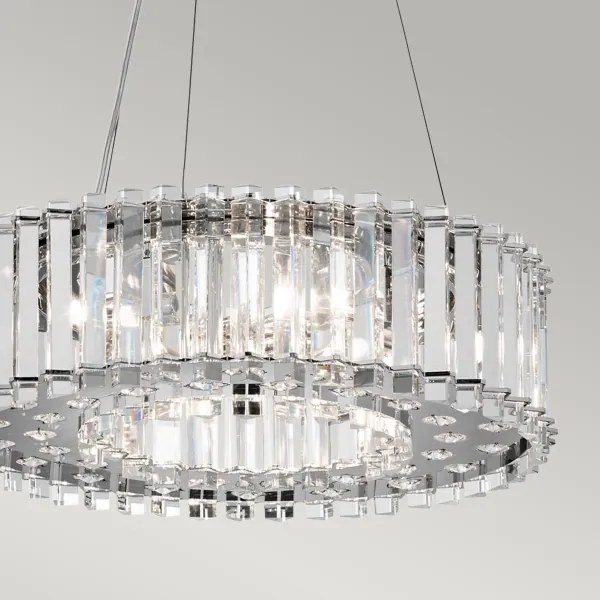 Lustră LED pentru baie Kichler KL-CRYSTAL-SKYE-P-A CRYSTAL SKYE 6xG9/3W/230V IP44