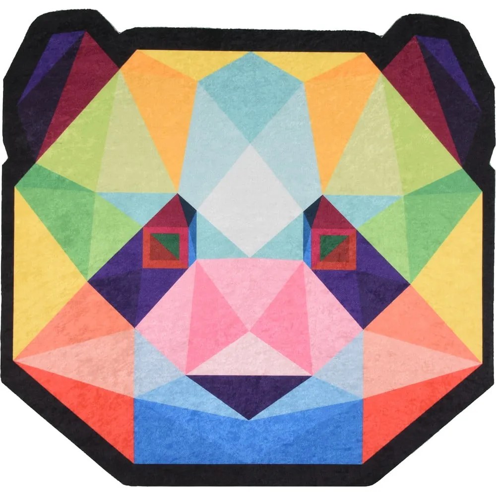 Covor pentru copii lavabil ø100 cm Rainbow Panda – Vitaus