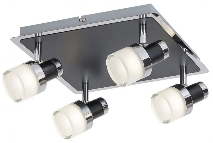 Lustra / Plafoniera LED cu 4 spoturi pentru baie IP44 Harold