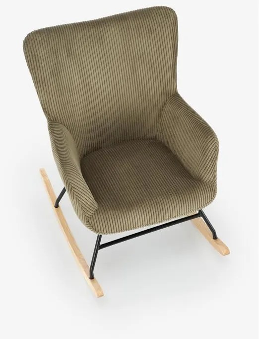 Scaun balansoar olive BELMIRO