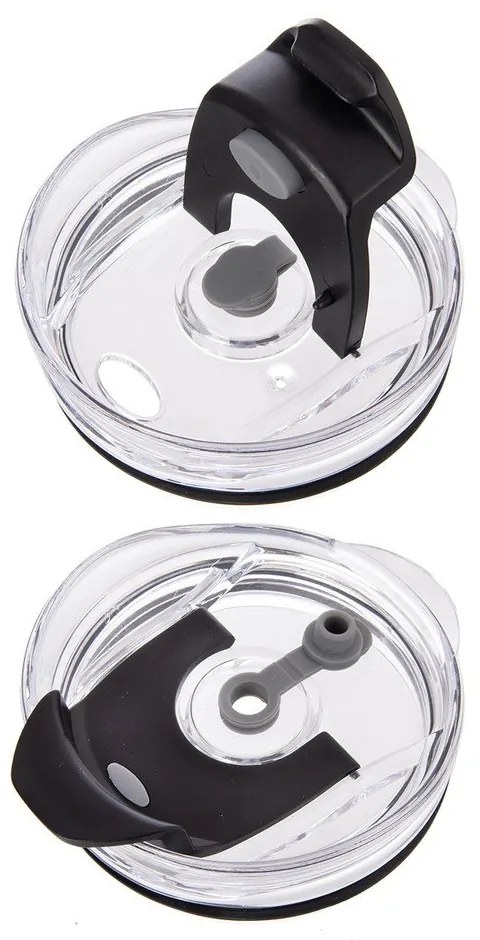 Cană termos neagră cu pai 1,2 l Termo – Orion