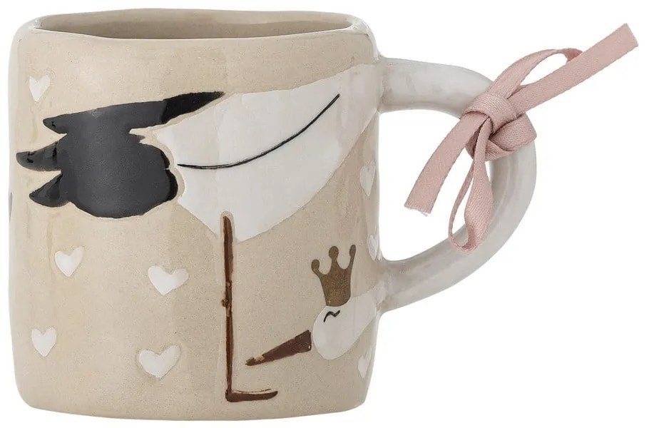 Cană pentru copii bej din ceramică 225 ml Bambino – Bloomingville Mini