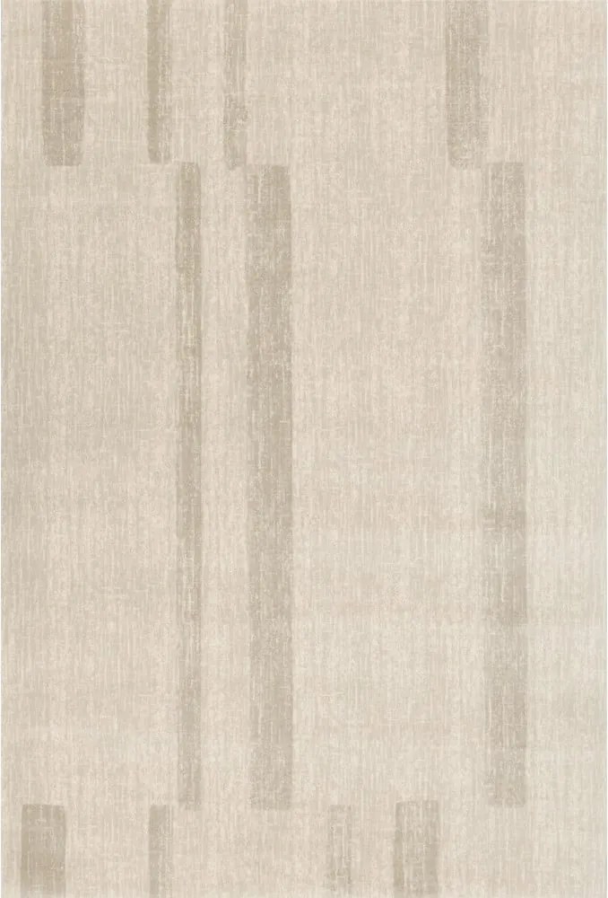 Covor bej din lână 200x300 cm Agnus Brush Lines – Agnella
