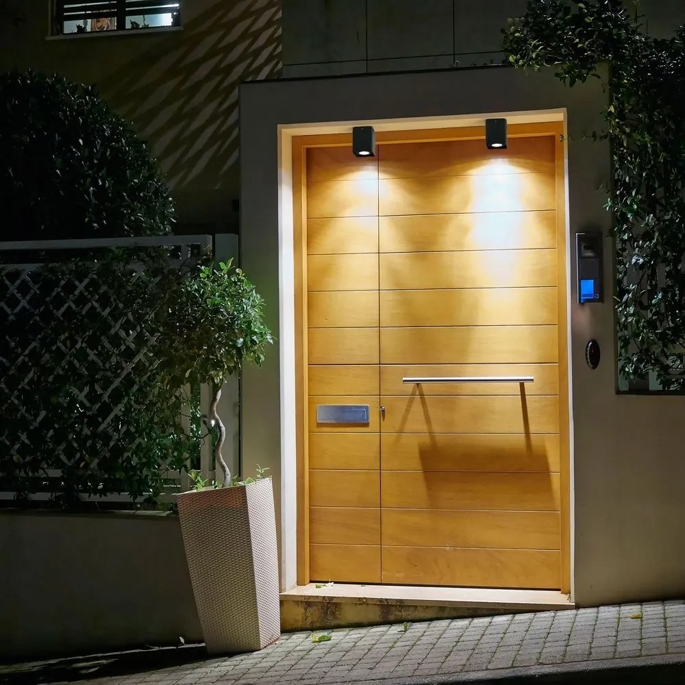 Spot aplicat / Plafoniera LED de exterior moderna IP54 TAMI gri inchis