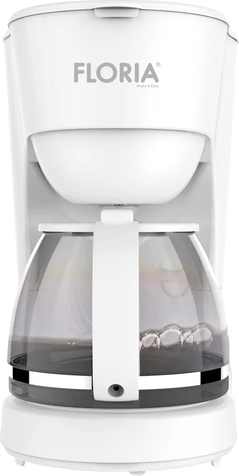 Aparat de facut cafea Floria ZLN9274 Alb, putere 600W, oprire automata, vas de 1.2 litrii