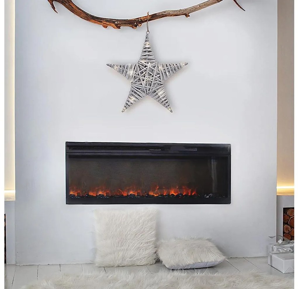 Decorațiune LED de Crăciun LED/2xAA ratan Solight 1V246