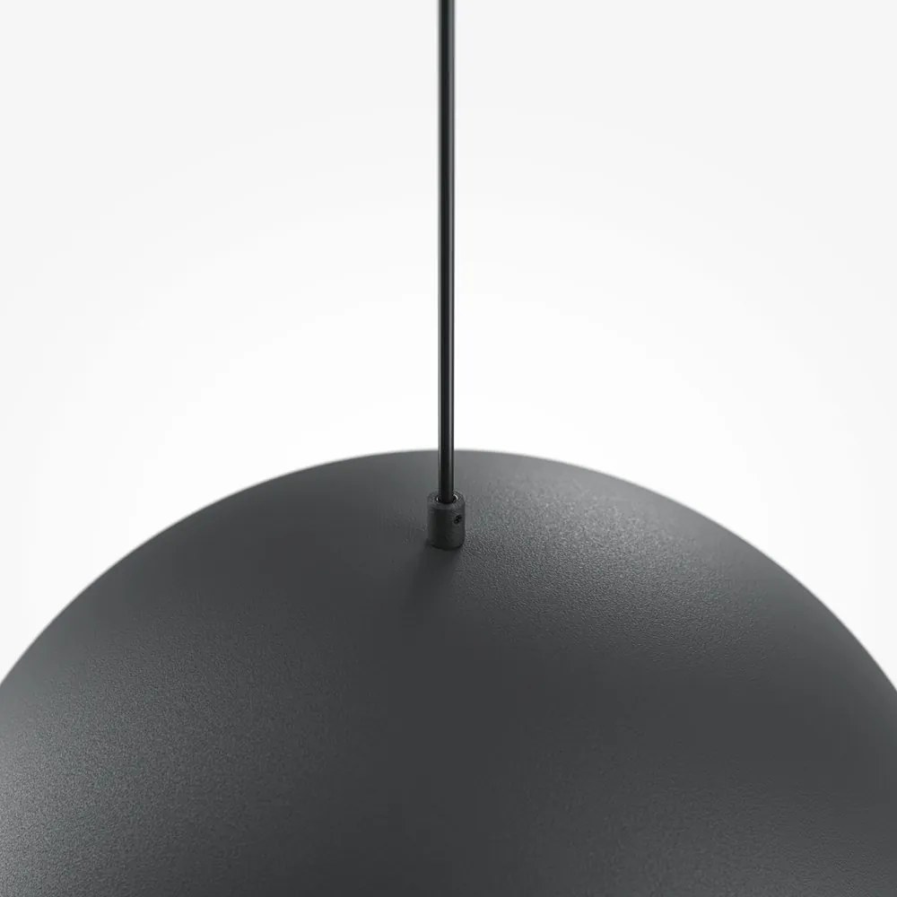 Lustra/Pendul metalic Basic D-35cm negru