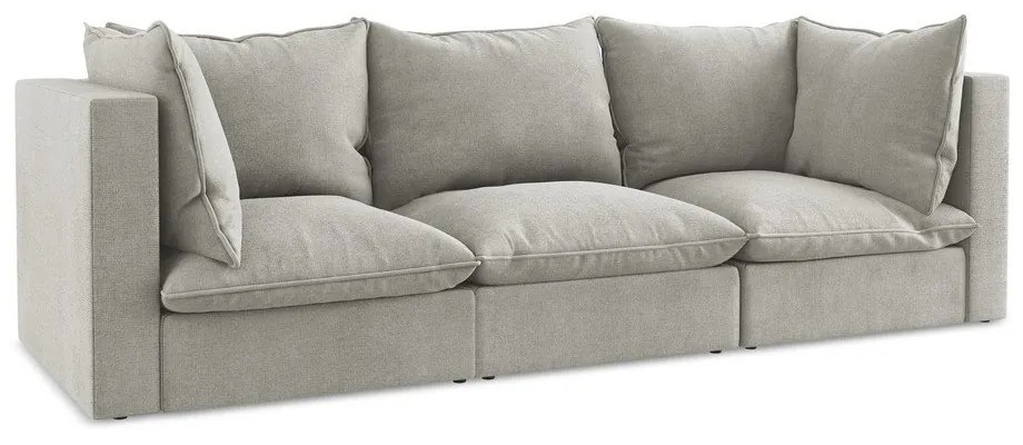 Canapea gri deschis 255 cm Manao – Makamii