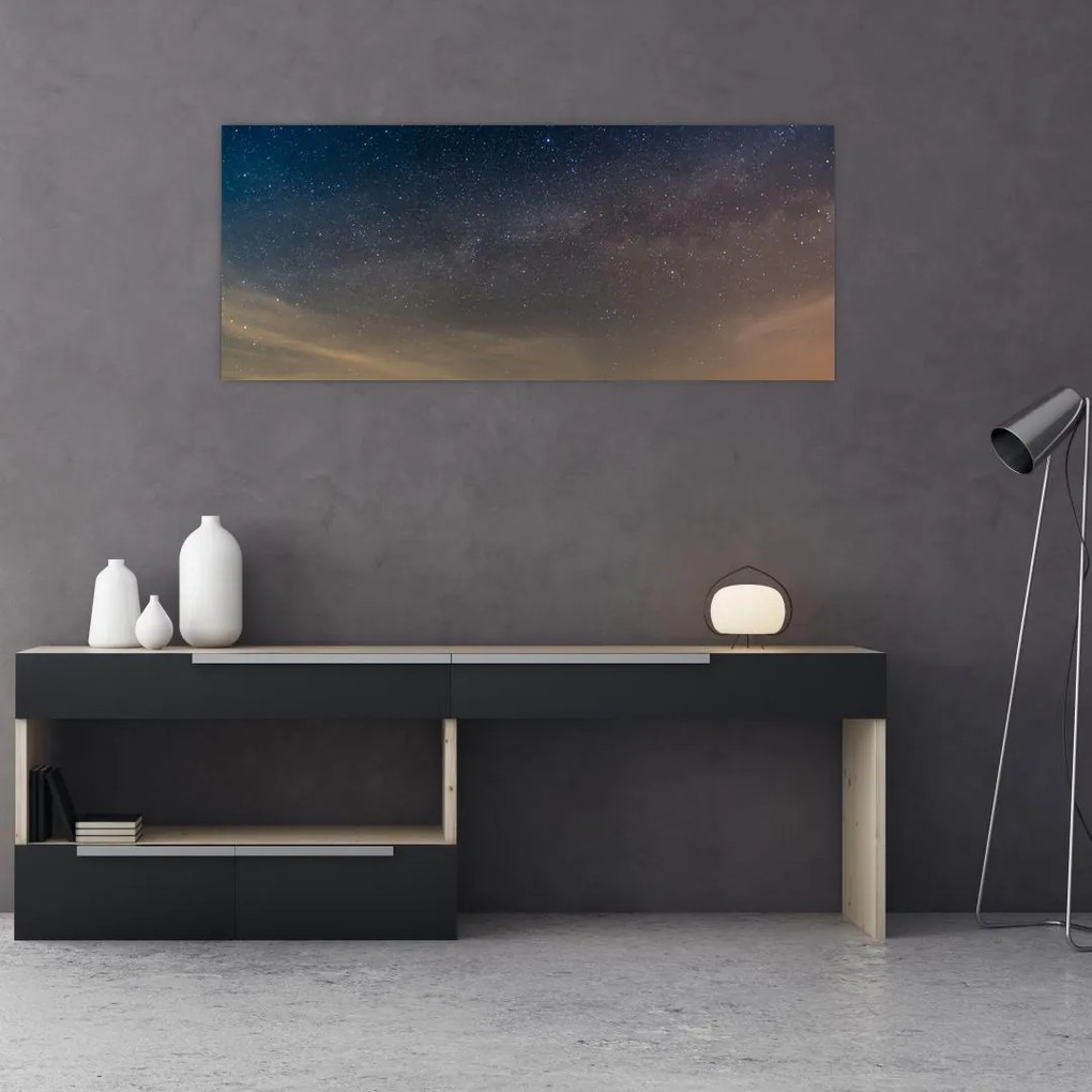 Tablou cu cerul nocturn (120x50 cm)
