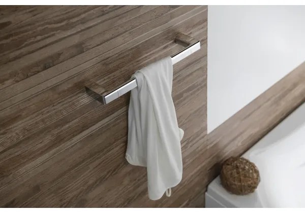 Suport de perete pentru prosoape Gedy PIRENEI 6,6x35 cm crom lucios