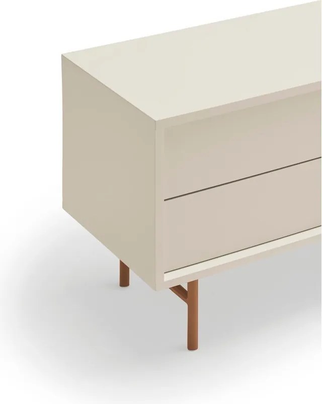 Comodă TV cărămizie-bej 180x56 cm Nube – Teulat