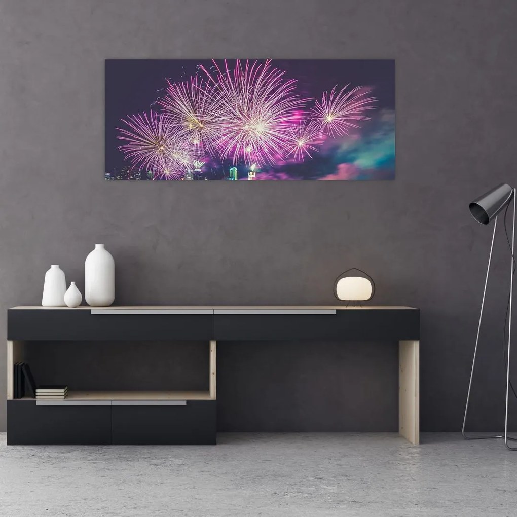 Tablou cu artificii (120x50 cm)