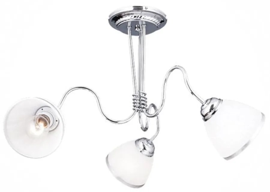 Pendul May 3 brate, 3xe27, 40x50 cm, 60 w, crom