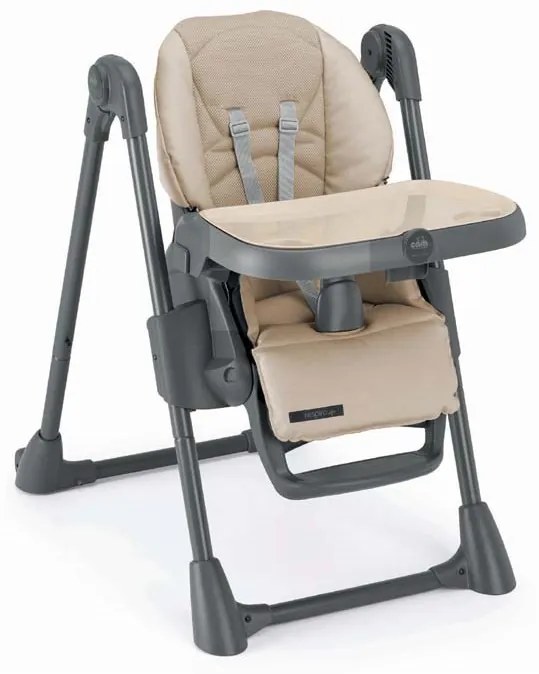 Scaun de Masa Multifunctional pentru Bebelusi si Copii, CAM   Pappananna Icon Air, Material mesh respirant 3D, Inaltime Ajustabila, Varsta 6 luni-15 kg, Pliabil, Centura de Siguranta in 5 Puncte, Depoz