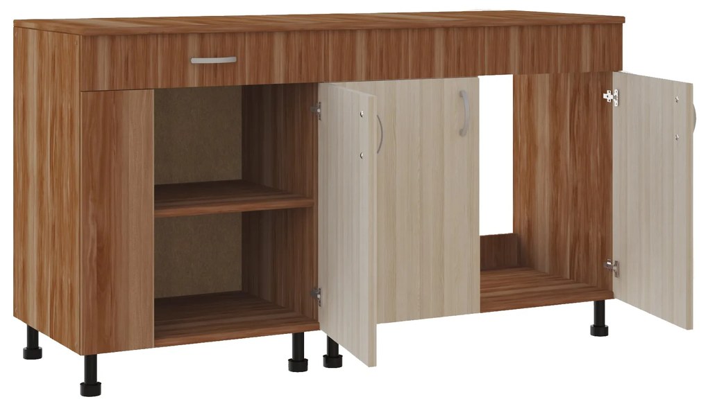 Set Bucatarie Reno, Prun/Ulm Deschis, L 150 cm
