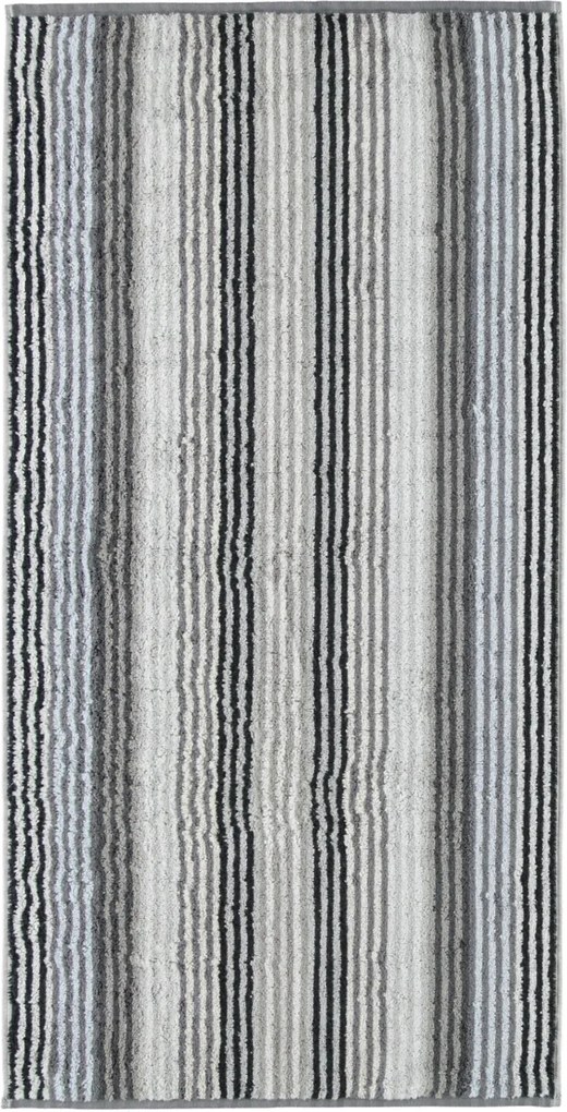 Prosop baie Cawo Unique Stripes 50x100 cm antracit