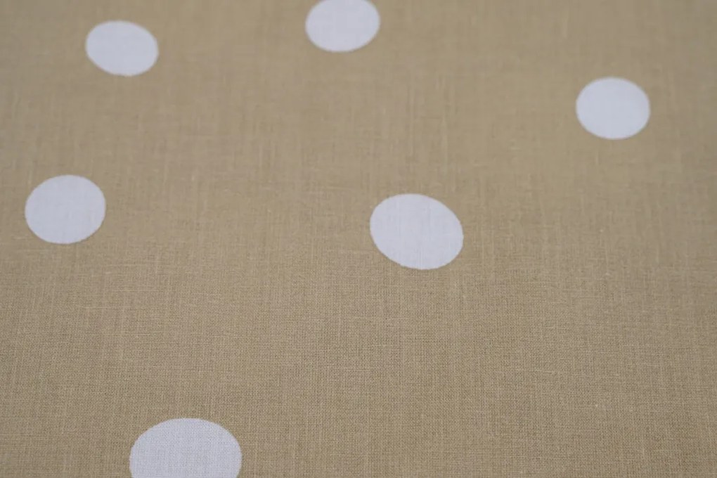Lenjerie din bumbac Renforce TABEA bej Dimensiune lenjerie de pat: 2 buc 80 x 80 cm | 200 x 200 cm
