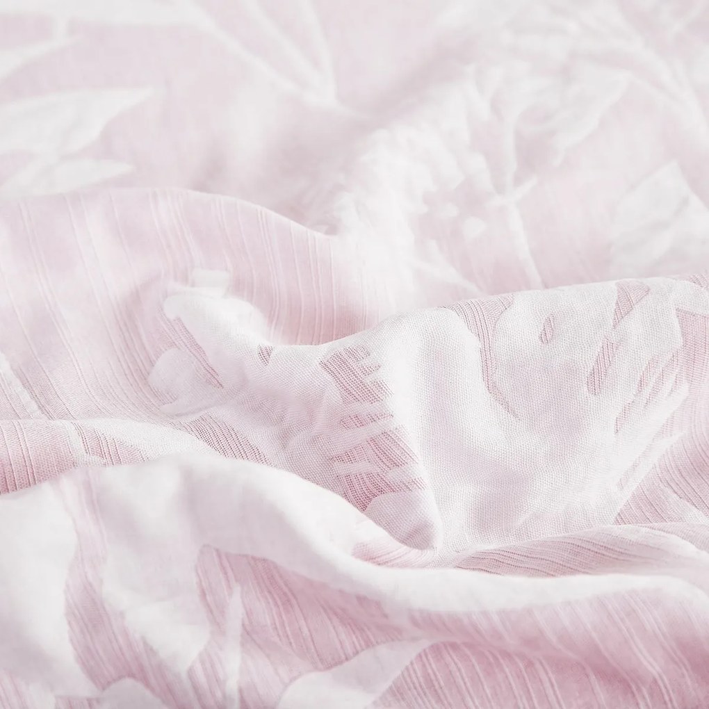 Lenjerie de pat din jacard Alabama roz, 140 x 200cm, 70 x 90 cm