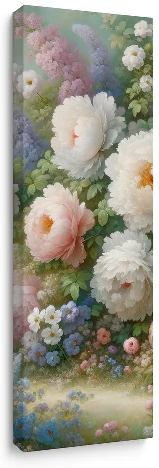 Tablou armonie florală în tonuri pastel
