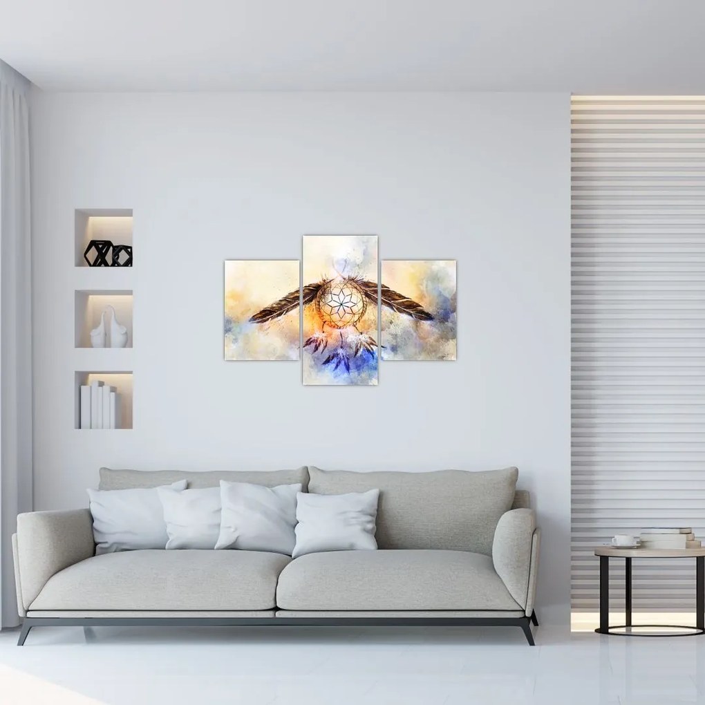 Tablou - Captator de vise cu pene (90x60 cm)