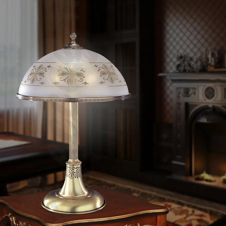 Veioza, Lampa de masa clasica design italian realizata manual 6002