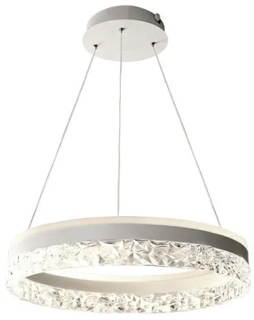 Lustră LED dimabilă pe cablu LED/80W/230V 3000-6500K alb + telecomandă