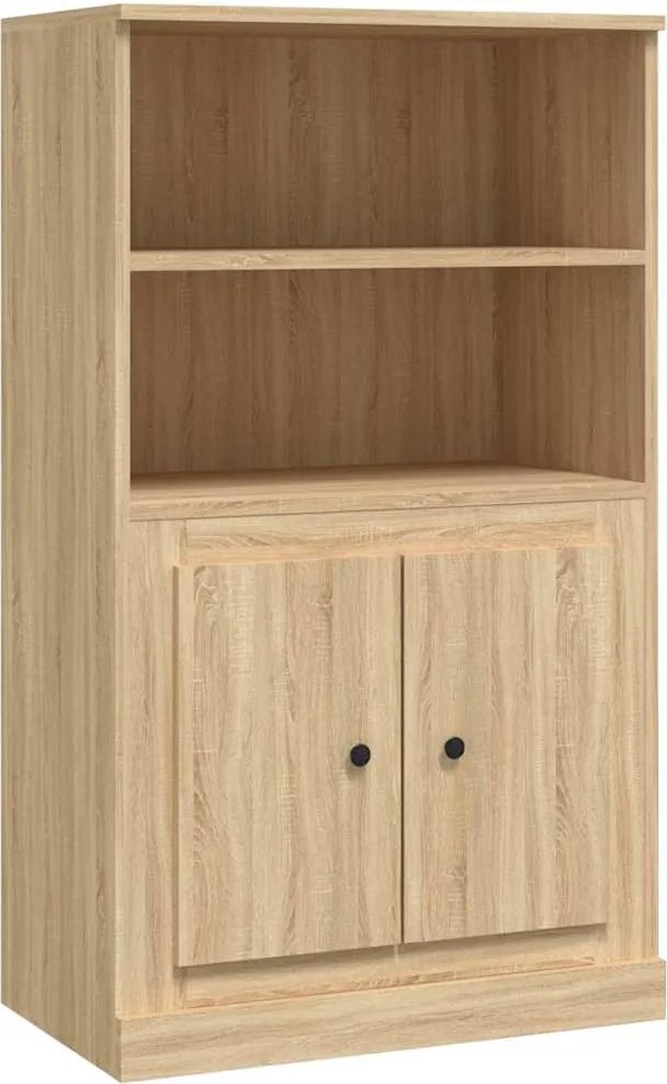 vidaXL Dulap înalt, stejar sonoma, 60x35,5x103,5 cm, lemn prelucrat