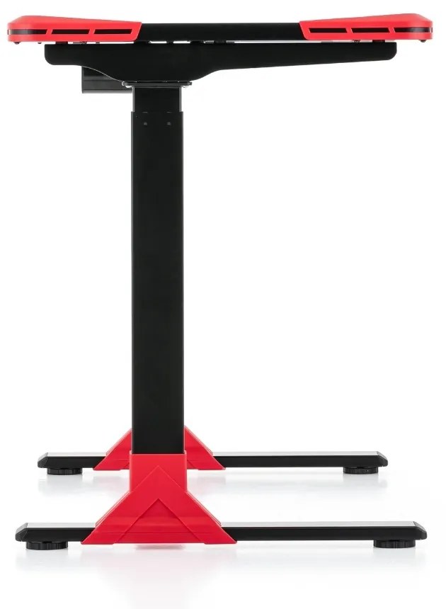 Masa OfficeTech Game cu inaltime reglabila, 120 x 60 cm, neagra
