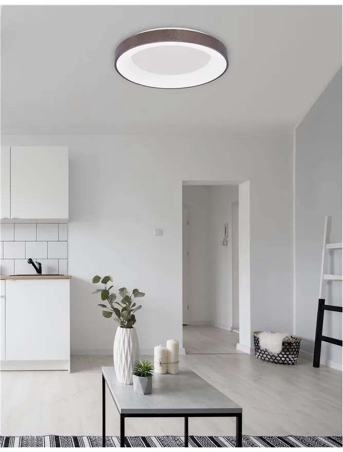 Plafoniera LED 3000K moderna 60cm RANDO THIN maro NVL-9353855