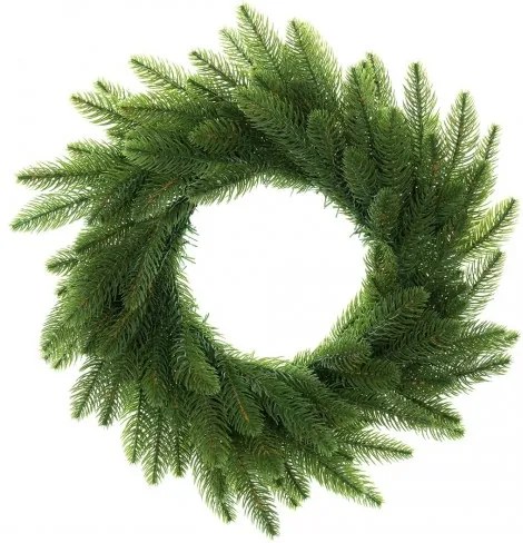 Coroana decorativa de Craciun Winter Time Verde, Ø50 cm