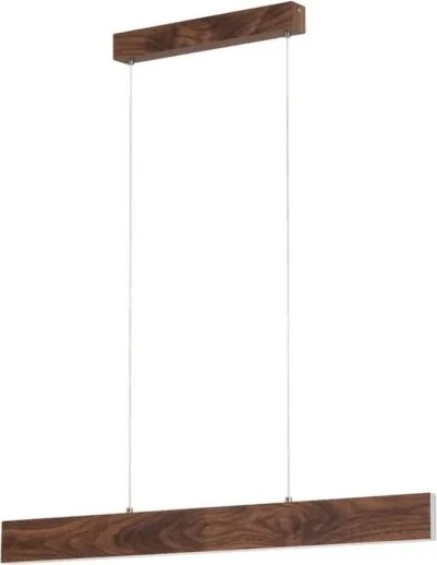 Eglo 39346 - Lustră LED pe cablu CLIMENE LED/17W/230V + LED/4,2W nuc